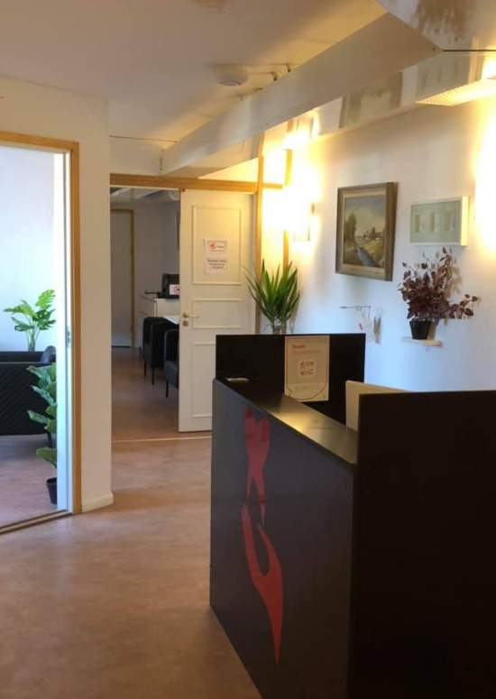 Receptionen på Nyhems Dental Clinic